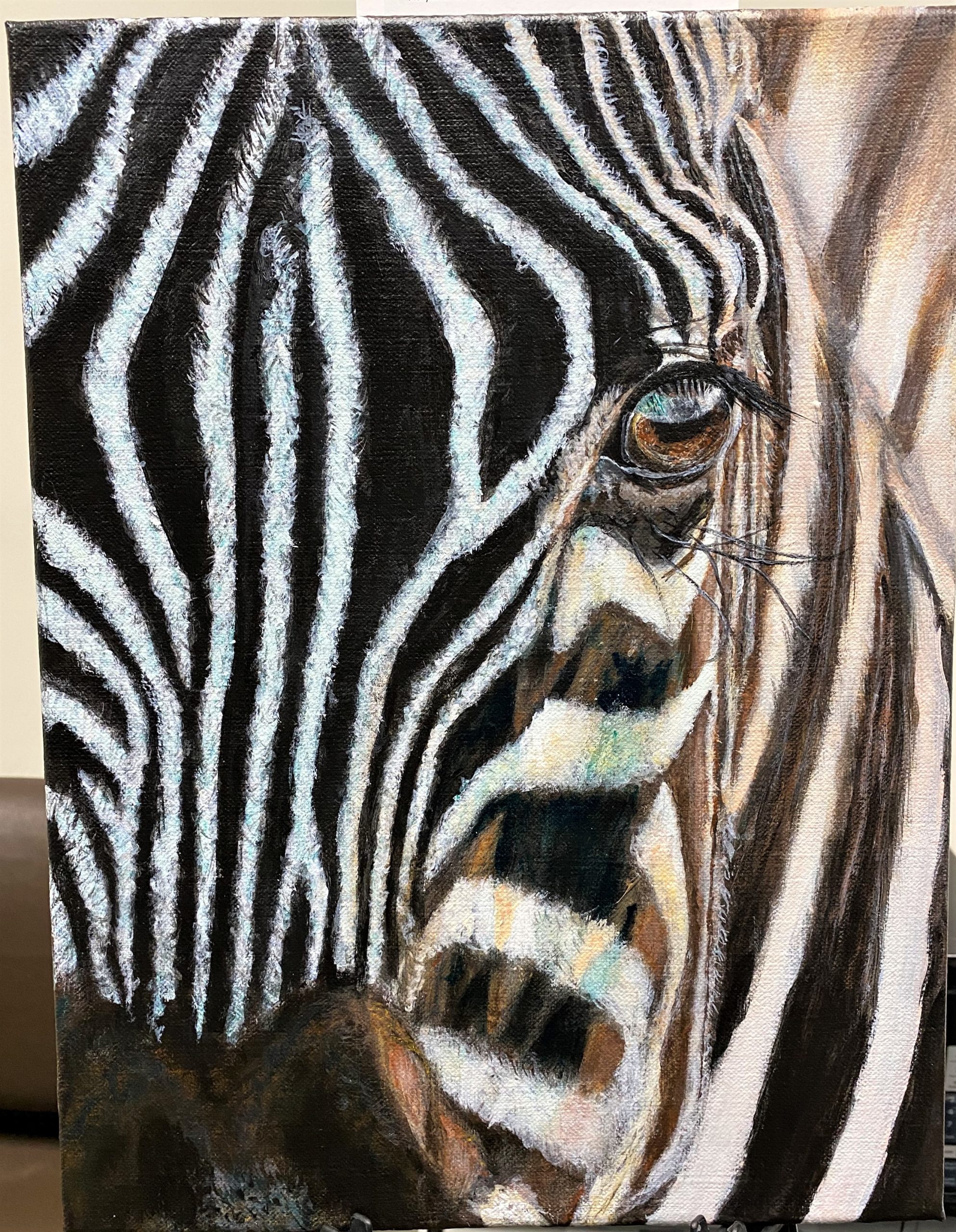 Kimberly Bartels Pedi SSC Zebra Painting